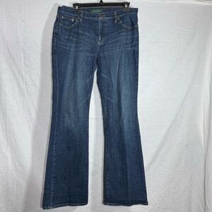 LRL‎ Lauren Ralph Lauren Women’s Classic Bootcut Dark Wash Jeans Size 10